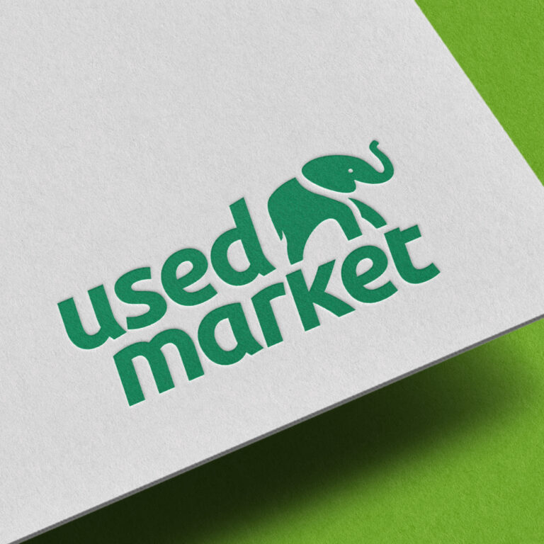 Logo, Corporate Design für used market, Vollmone Werbeagentur GmbH